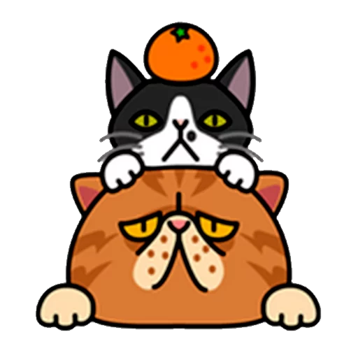 Telegram Sticker «fun cat» 