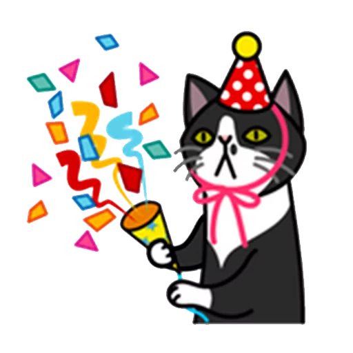 Telegram Sticker «fun cat» 