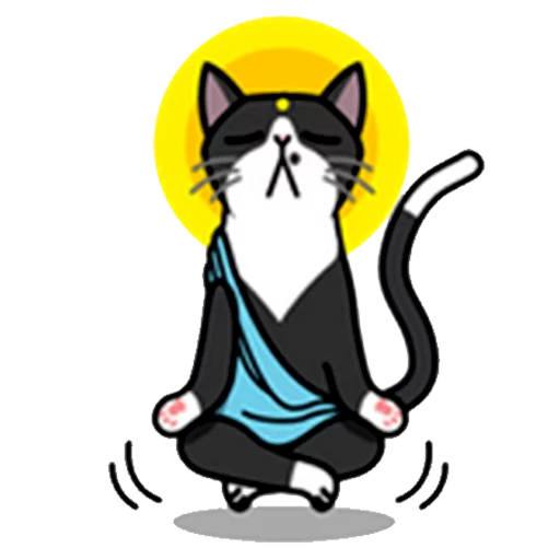 Telegram Sticker «fun cat» 😏