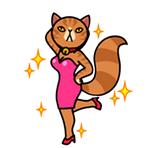 Telegram Sticker «fun cat» 😎