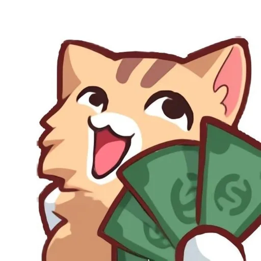 Telegram Sticker «Cutecaaat» 💸