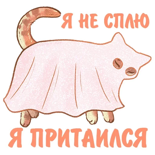 Telegram Sticker «Котики и фразочки» 💤