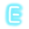 Telegram emoji Neon font | Неоновый шрифт