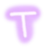 Емодзі Telegram «Neon font | Неоновый шрифт» 🅰️