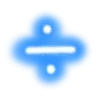 Telegram emoji «Neon font | Неоновый шрифт» ➗