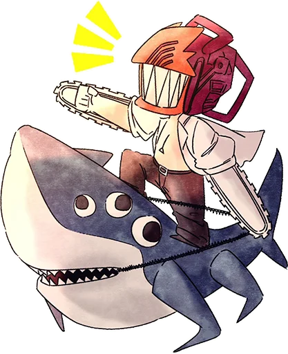 Telegram stickers Chainsaw Man • Arts •