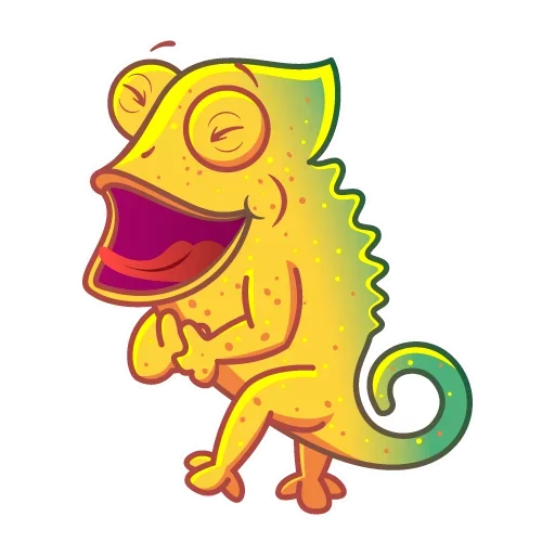 Telegram stickers Chameleon | Хамелеон