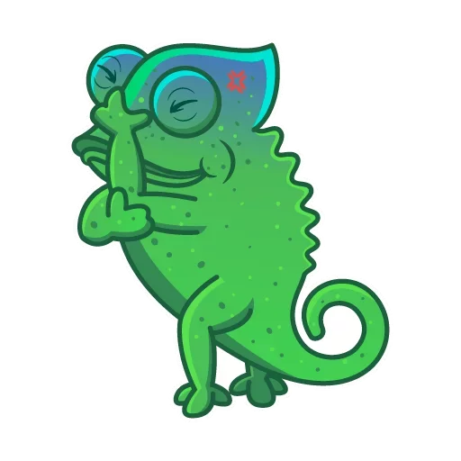 Chameleon | Хамелеон sticker 🙊