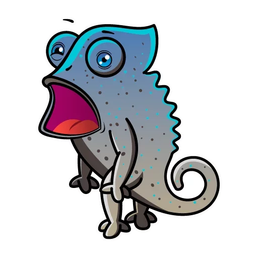 Telegram Sticker «Chameleon | Хамелеон» 🤓