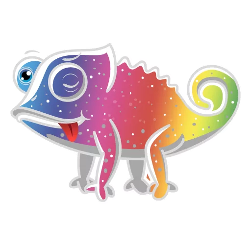 Chameleon | Хамелеон sticker 🌈