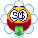 Эмодзи Chamomile Emoji 🤑