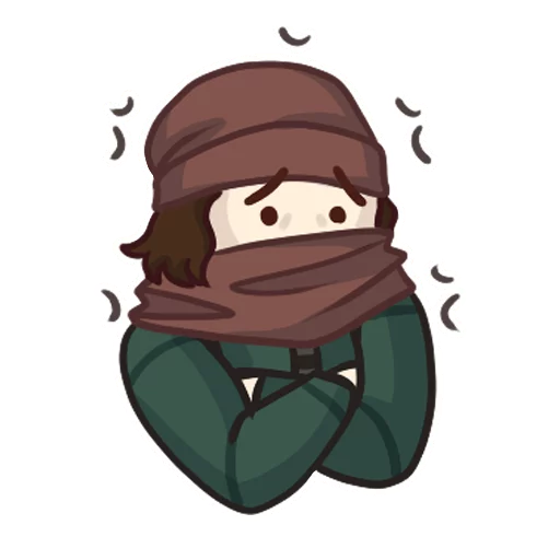 Telegram Sticker «Клара» ❄