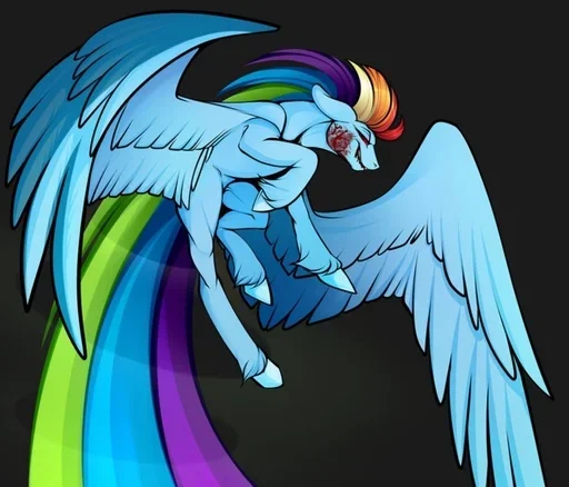 Telegram Sticker «Rainbow Dash MLP» 🦄