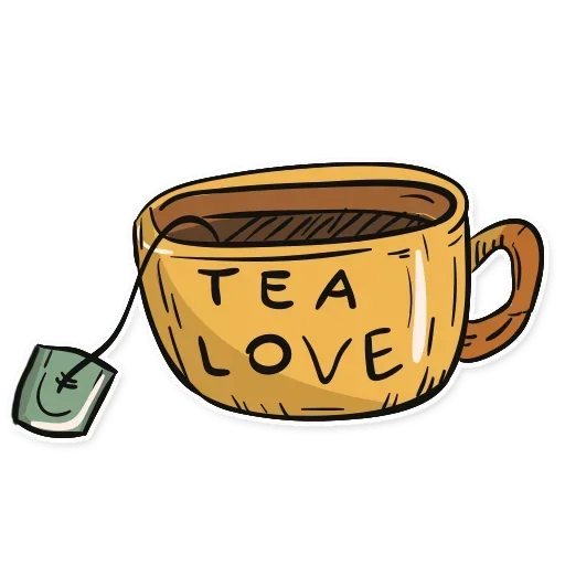 Telegram Sticker «Чай на Успокойся» 😋