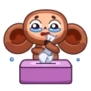 Cheburashka emoji 😭