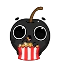 Black Cherry emoji 🍿