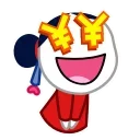 Chibi-Chan emoji 🤑