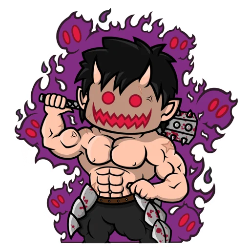 Telegram Sticker «Chibi Demon for» 😈