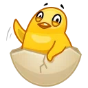 Эмодзи телеграм Chick Chick