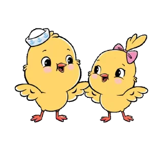 Chick emoji 😘