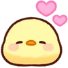 Telegram emoji «Cute Chick» 🥰