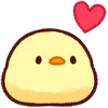 Емодзі Telegram «Cute Chick » ❤️