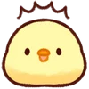 Telegram emojisi «Cute Chick» 😳