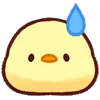 Telegram emoji «Cute Chick» 😓