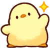 Telegram emoji «Cute Chick» 👋