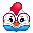Емодзі Chick Emoji 📘