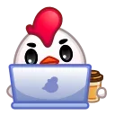 Емодзі Chick Emoji 👨‍💻