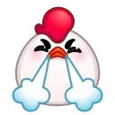 Стікер Chick Emoji  😤