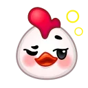 Стикер Chick Emoji  🥴