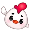 Стикер Chick Emoji  👋