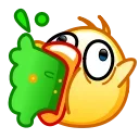 Эмодзи Chickling Emoji 🤢