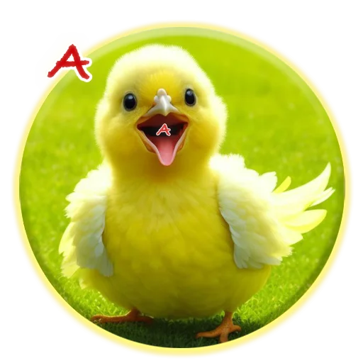Telegram Sticker «Crazy Chicken! » ❗️