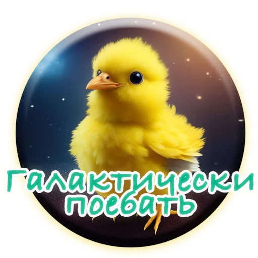 Telegram stiker «Crazy Chicken!» 🌚