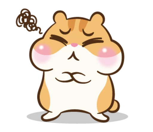 Chloe the Hamster  emoji 😠
