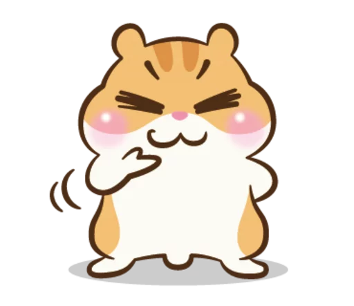 Chloe the Hamster  emoji 🤔