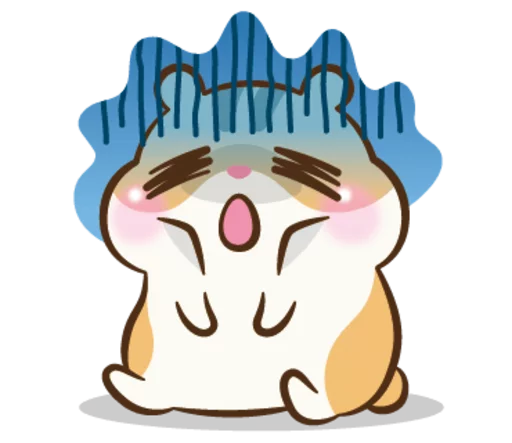 Chloe the Hamster  emoji 😨