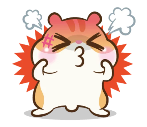 Chloe the Hamster  emoji 😤