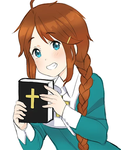 Telegram stickers Christ-chan