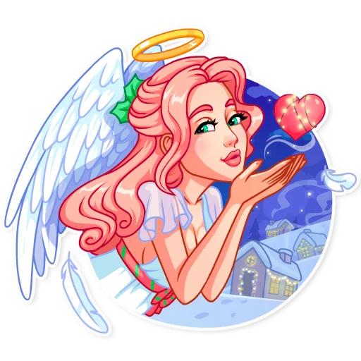 Christmas Angel emoji 😘