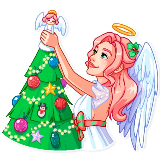 Емодзі Christmas Angel 🎄