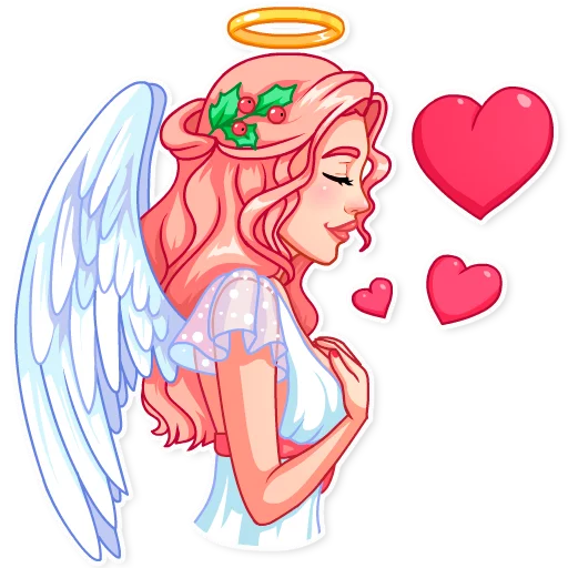 Christmas Angel emoji ❤️