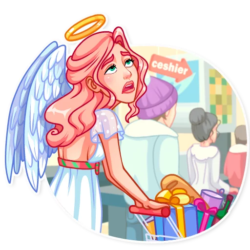 Christmas Angel emoji 😩