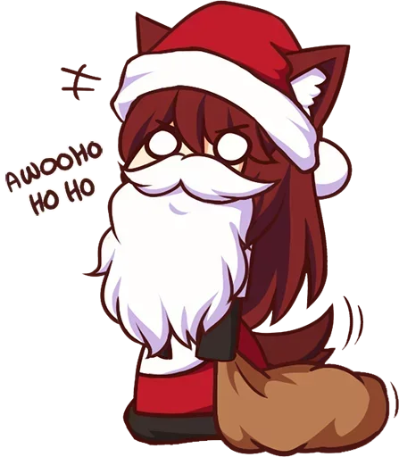 Стікер Telegram «Christmas Anime» 🎅
