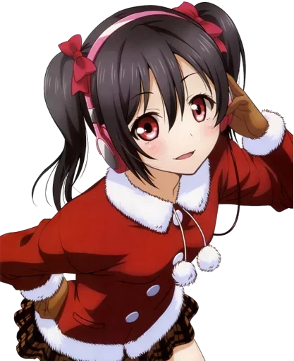 Стікер Christmas Anime 🎧
