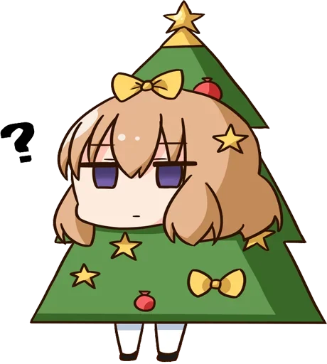 Стікер Christmas Anime 🎄