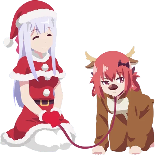 Емодзі Christmas Anime ⚪